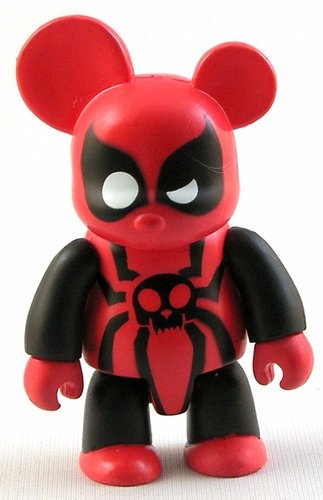 Spider Bear figure, produced by Toy2R. Front view.
