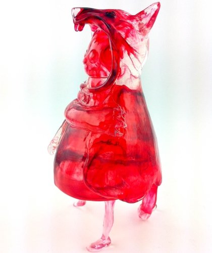 Blood In The Water WolfGirl figure by Shea Brittain, produced by Frankenfactory. Front view.