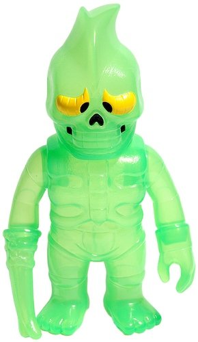Mohican Honeborg No.1 - Clear Green  figure by Mori Katsura, produced by Realxhead. Front view.