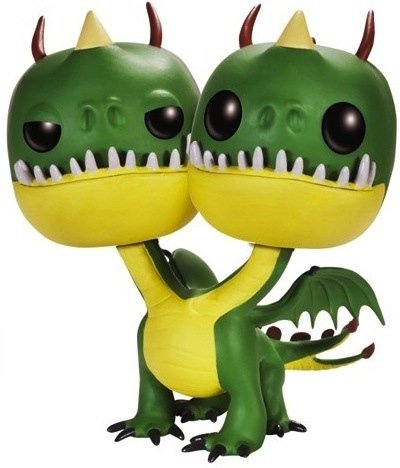 POP! How to Train Your Dragon 2 - Barf & Belch figure by Funko, produced by Funko. Front view.