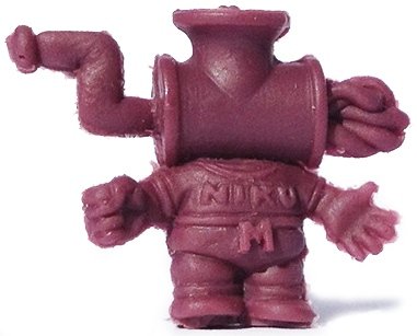 The Chibi Meatgrinder: Man-E-Toys exclusive figure by Eric Nilla, produced by Man-E Toys. Front view.