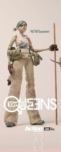 AP Queeny figure by Ashley Wood, produced by Threea. Front view.