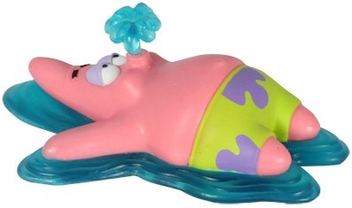 Patrick Swimming figure by Nickelodeon, produced by Play Imaginative. Front view.