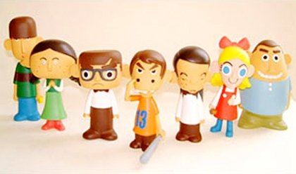 Estate kids set figure by Eric So. Front view.