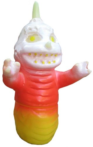 Candy Corn Wormrah (The True Horror of Halloween) figure by Chris Bryan (Grumble Toy), produced by Grumble Toy. Front view.
