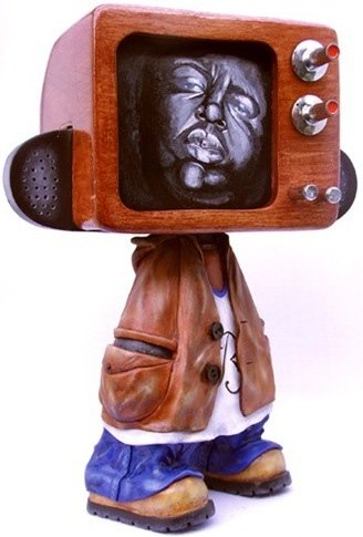 The Notorious Big*L  figure by Nvc Crew. Front view.