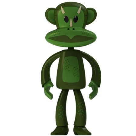 Dino Julius figure by Paul Frank, produced by Play Imaginative. Front view.