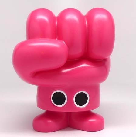 ORIGINAL Mood Palmer - Magenta figure by Superdeux, produced by Bigshot Toyworks. Front view.
