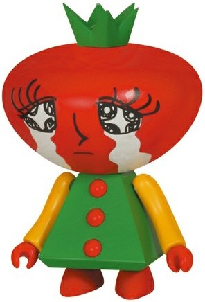 Tomato-Chan figure by Fuji Television, produced by Medicom Toy. Front view.