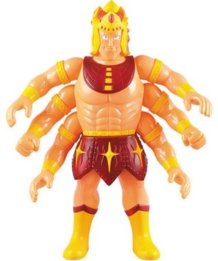 Ashuraman (B) 2nd Anime Color - Medicom Toy Exclusive figure, produced by Five Star Toy. Front view.