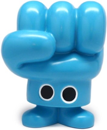 Original Mood Palmer Blue figure by Superdeux, produced by Bigshot Toyworks. Front view.