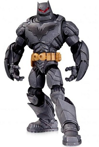 Batman Thrasher Armor figure by Greg Capullo, produced by Dc Collectibles. Front view.
