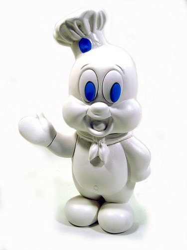 Pillsbury Ripple figure by Sket One. Front view.