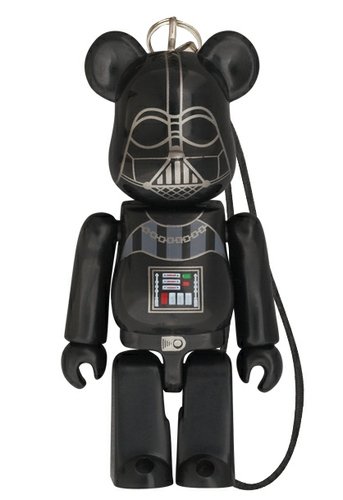 Darth Vader Be@rbrick 70%  figure by Lucasfilm Ltd., produced by Medicom Toy. Front view.
