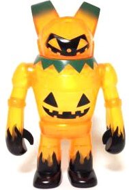 Cosmicat Robo (コズミキャット・ロボ) - Jack Robo Lantern figure by P.P.Pudding (Gen Kitajima), produced by P.P.Pudding. Front view.
