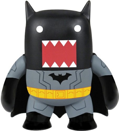 Domo Gray Batman figure by Dc Comics, produced by Funko. Front view.