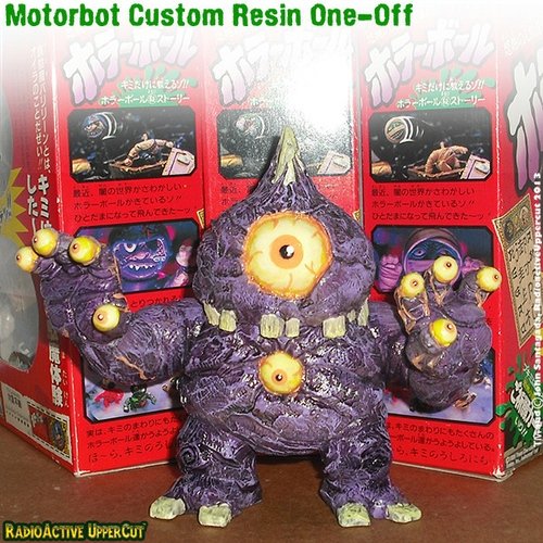 8-Ball figure by Motorbot, produced by Radioactive Uppercut. Front view.