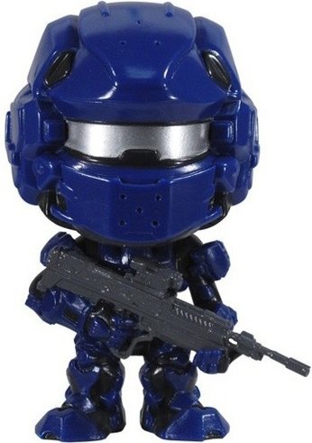 Spartan Warrior (Blue) figure by Funko, produced by Funko. Front view.