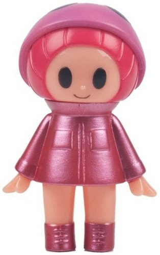 Kinohel - Pink figure by P.P.Pudding (Gen Kitajima), produced by P.P.Pudding . Front view.