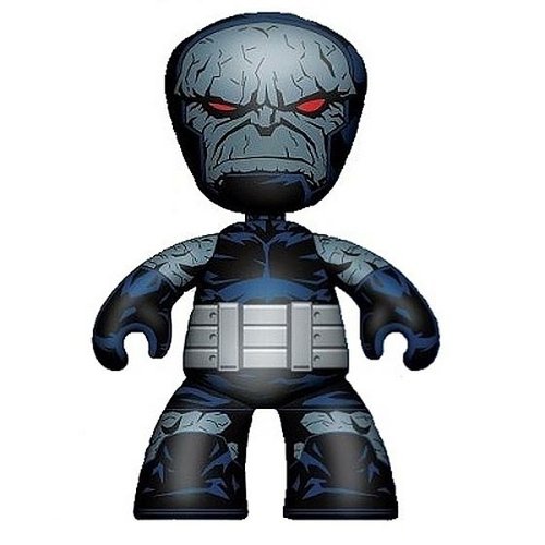 Darkseid figure by Dc Comics, produced by Mezco Toyz. Front view.