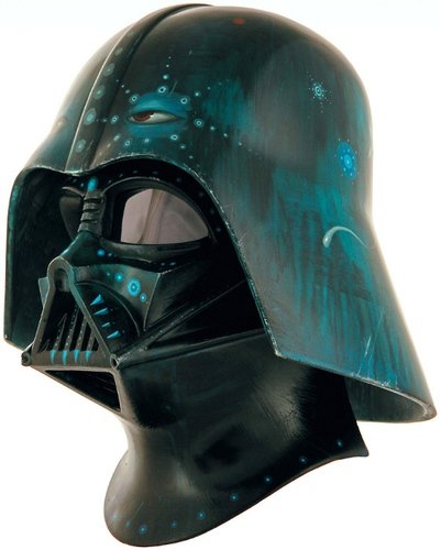Vader Helmet Custom figure by Jeff Soto. Front view.