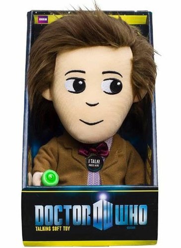 Doctor Who 11th Doctor Talking Plush w/ LED Light figure, produced by Underground Toys. Front view.