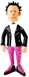 Kev the punk figure, produced by Merc London. Front view.