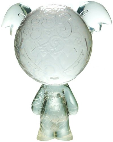 Crow Crow Bear - Clear figure by Erick Scarecrow, produced by Esc-Toy. Front view.