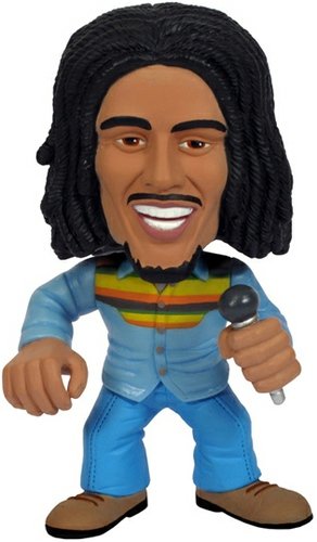 Funko Force - Bob Marley (Buffalo Soldier Ver.) figure, produced by Funko. Front view.