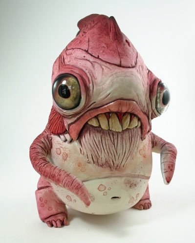 Snappermoot figure by Chris Ryniak. Front view.