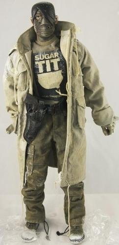 Cold Dick figure by Ashley Wood, produced by Threea. Front view.