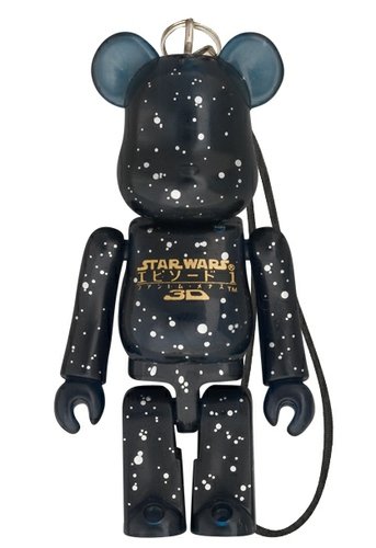 Star Wars Logo Be@rbrick 70%  figure by Lucasfilm Ltd., produced by Medicom Toy. Front view.