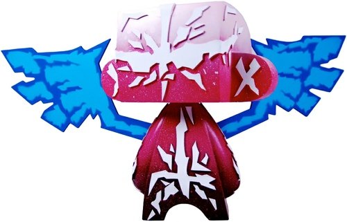 Guardian Mad*L - Red x Blue figure by Jeremy Madl (Mad). Front view.