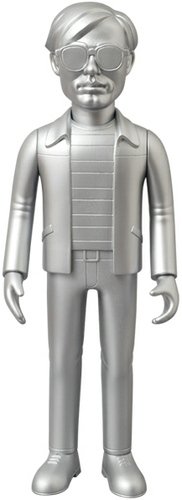 Andy Warhol (Factory Ver.) - VCD No.205 figure, produced by Medicom Toy. Front view.