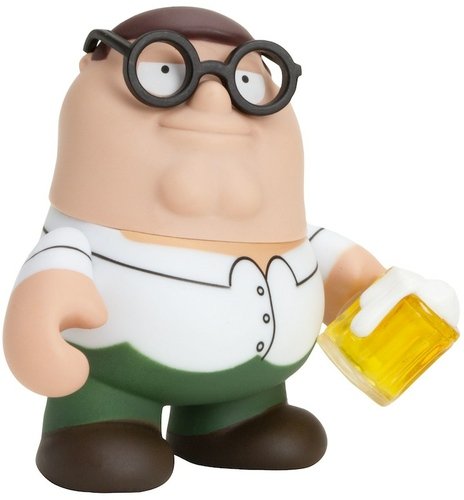 Peter figure, produced by Kidrobot. Front view.
