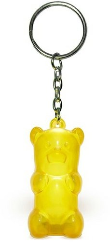 GummyGoods Keychain - Yellow figure, produced by Jailbreak Toys. Front view.