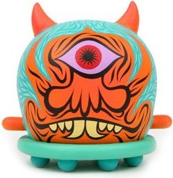 Ol One Eye figure by Martin Ontiveros. Front view.