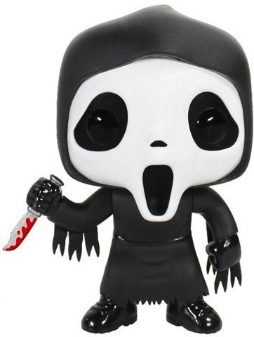 Scream - Ghostface POP! figure, produced by Funko. Front view.