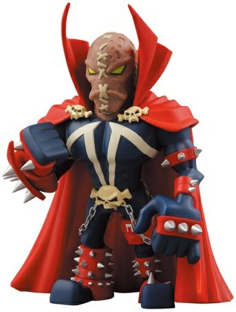 Unmasked Spawn - VCD Special No.97 figure by Todd Mcfarlane, produced by Medicom Toy. Front view.