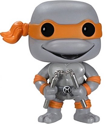 Michelangelo - Salt Lake Comic Con 2013 Exclusive figure, produced by Funko. Front view.