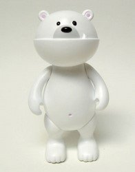 I.W.G. - Henson the Polar Bear figure by Patrick Ma, produced by Rocketworld. Front view.