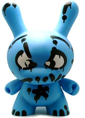 Mist Dunny 20 GID figure by Mist, produced by Kidrobot. Front view.