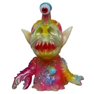 Mini Andagon - GID figure by Blobpus, produced by Blobpus. Front view.