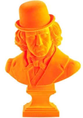 Ludwig Van Bust - Flocked figure by Frank Kozik, produced by Ultraviolence. Front view.