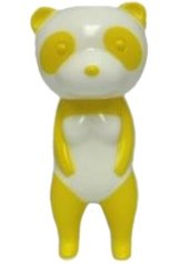 Pandamic - Yellow figure by Sunguts, produced by Sunguts. Front view.