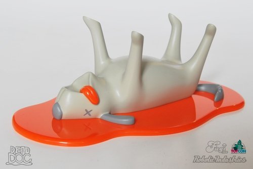 Dead Dog Orange (ToyCon UK Exclusive) figure by Robotics Industries (Jim Freckingham), produced by Robotics Industries (Jim Freckingham). Front view.