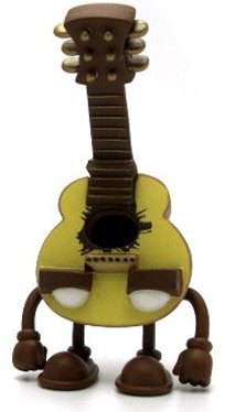 Unplugged (Tour Version) figure by Jeremy Madl (Mad), produced by Kidrobot. Front view.