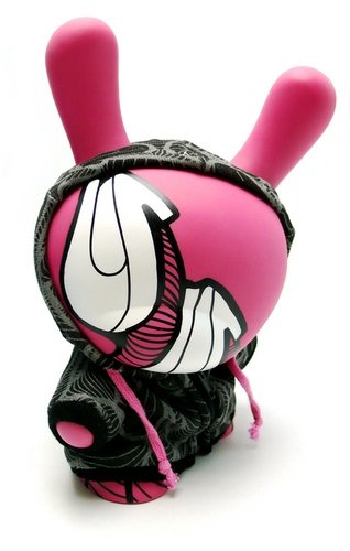 Graffiti Fetish figure by Insa, produced by Kidrobot. Front view.