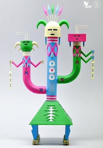 Navajo Cactus figure by Kiddo. Front view.
