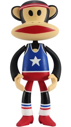 Basketball Player Julius figure by Paul Frank, produced by Play Imaginative. Front view.